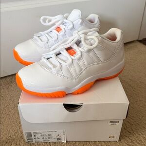 Women’s Air Jordan 11 Retro Low - Citrus/White